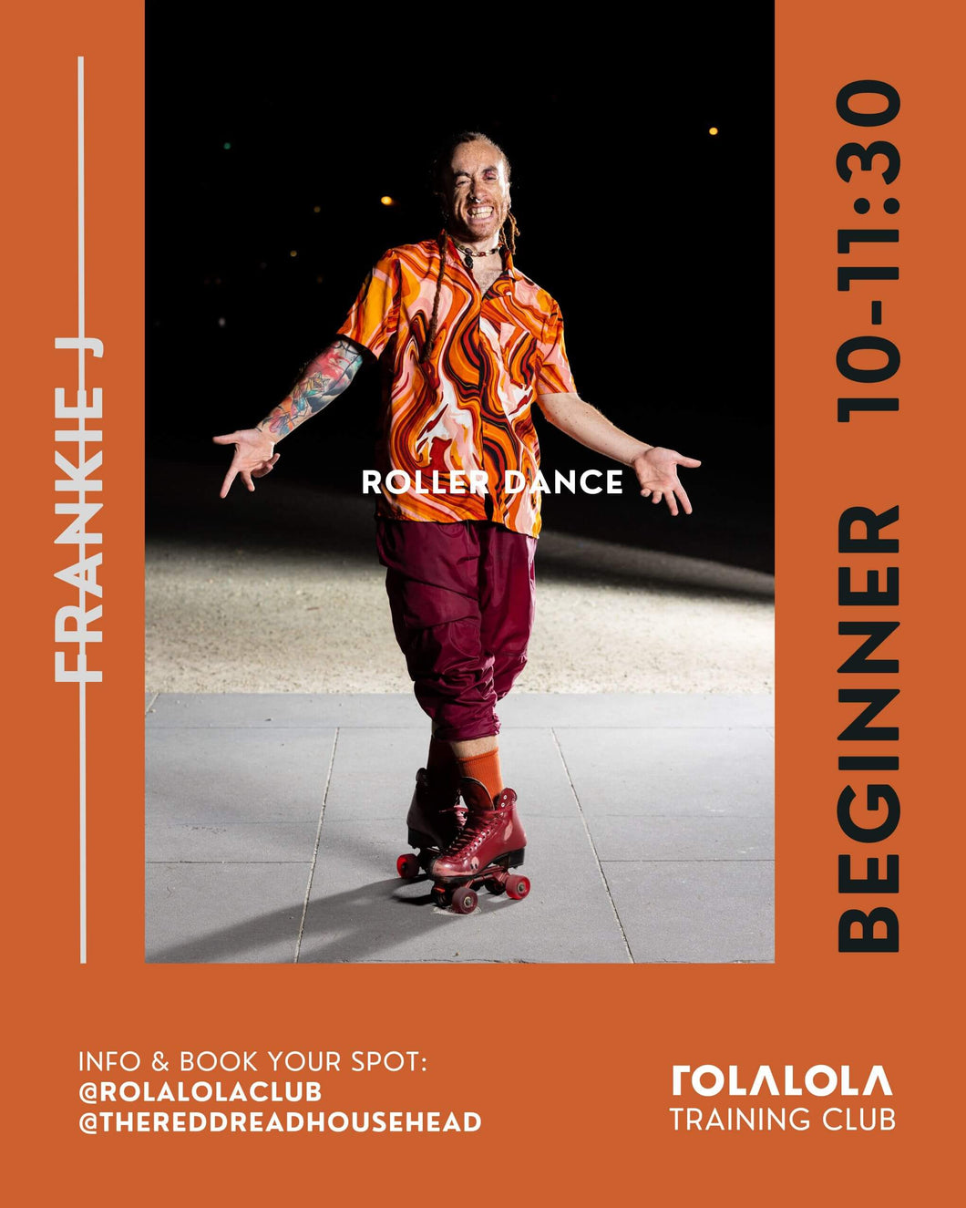 Beginner/Intermediate Roller Dance workshop by Frankie J