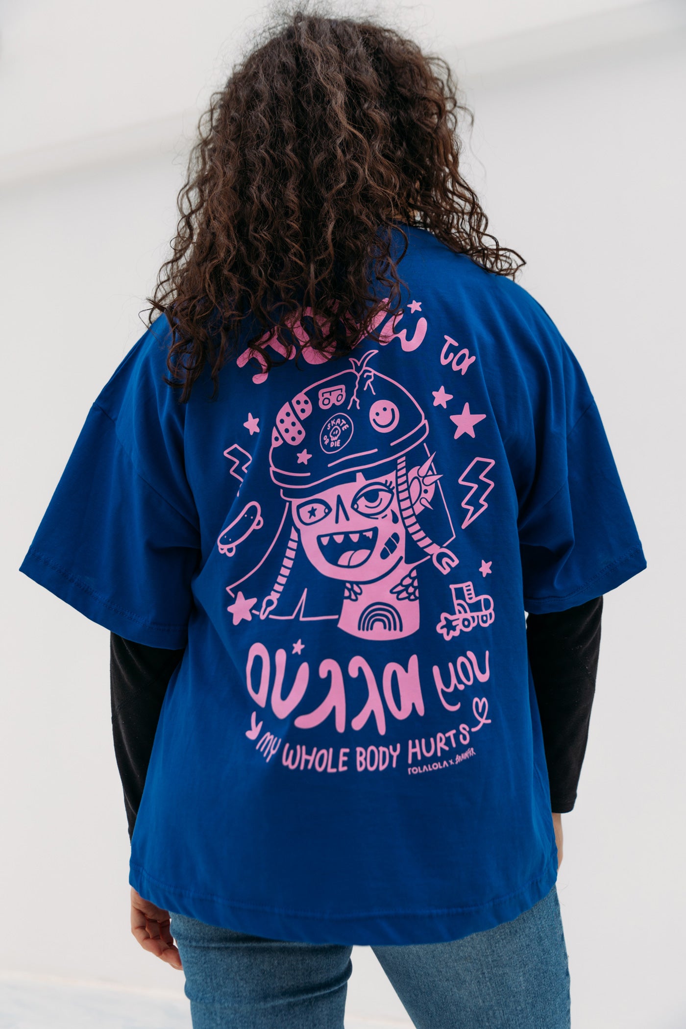 rolarola★Unisex★R:LOL BASIC HOOD T-SHIRT_4色★HD-19703 rolarola☆Unisex☆R:LOL BASIC HOOD T-SHIRT_4色☆HD-19703