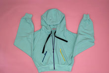 Load image into Gallery viewer, Cropped &#39;Local Badass&#39; hoodie with zip pockets (Limited edition)
