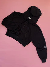 Load image into Gallery viewer, Cropped &#39;Local Badass&#39; hoodie with zip pockets
